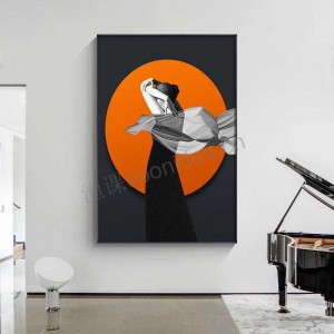 Art Home Decoration orange Painting Pictures for Living room 
