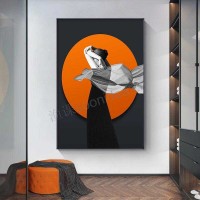 Art Home Decoration orange Painting Pictures for Living room