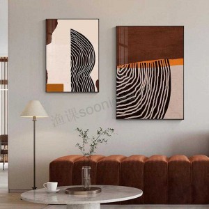  Wall Art Brown Blue Pictures 